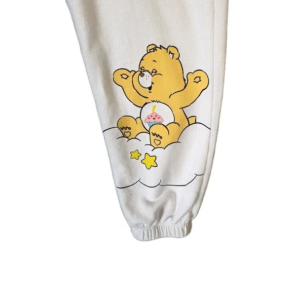 Care Bears Women's Graphic White Jogger Sweat Pants,  XS (0-2) 29" Inseam - Picture 4 of 8